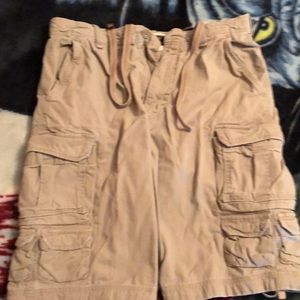 Abercrombie & Fitch Men Heavy Cargo Shorts SZ 34